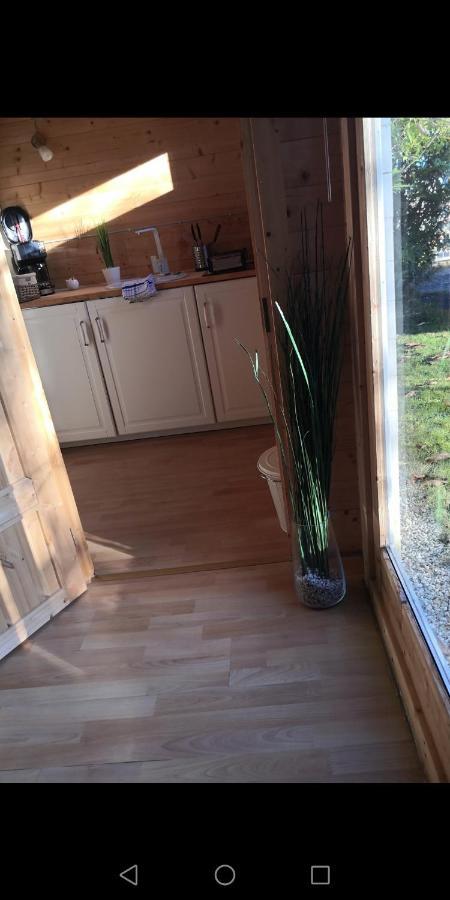 25 Qm Holz Bungalow, Garten-Grill, Gehoben, Optimiert, Massivholzbett Шарбойтц Екстериор снимка